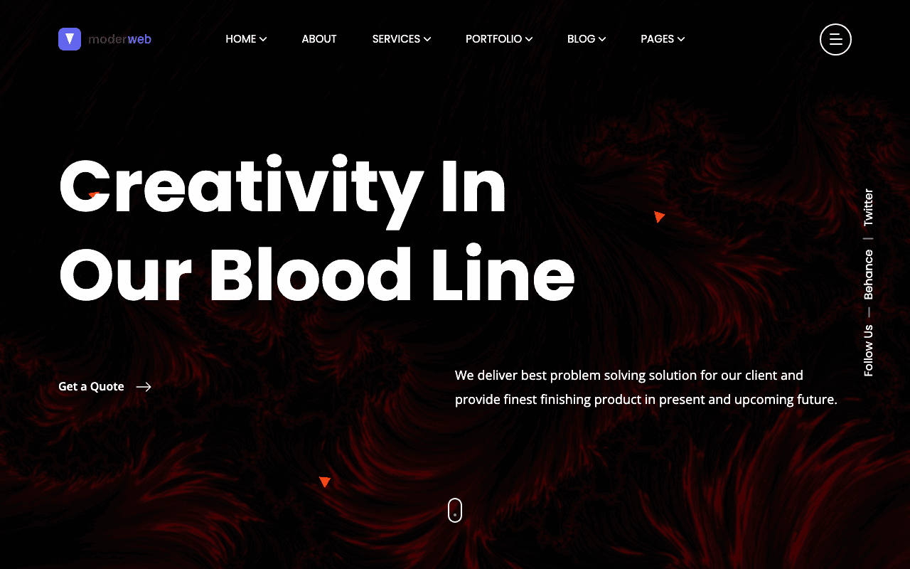 Modern Agency website preview