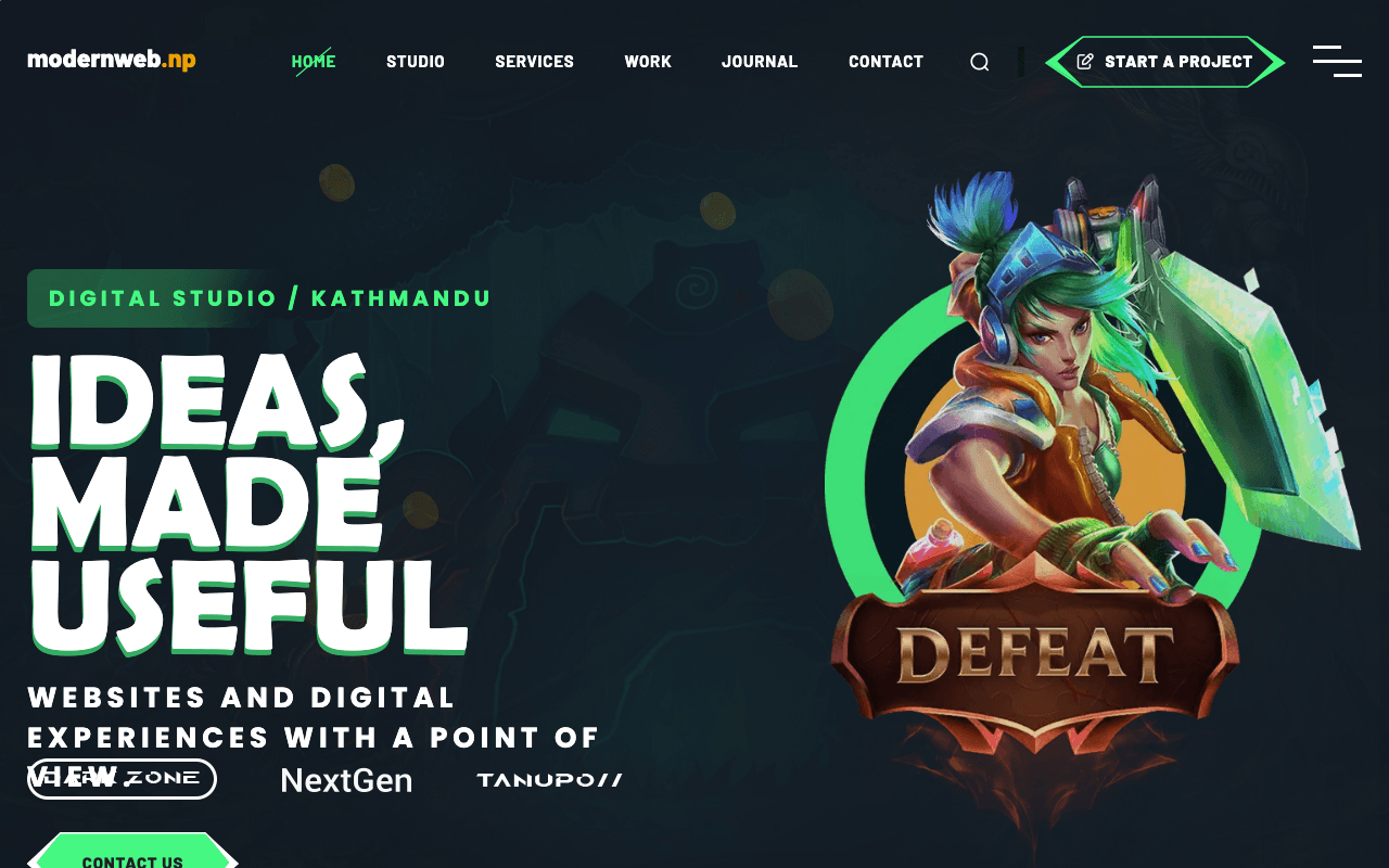 Digital Studio website preview